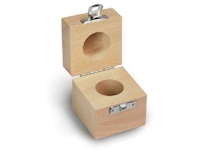 Wooden case for one calibration weight